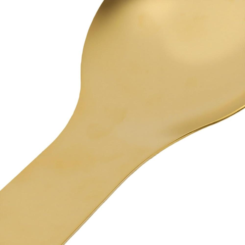 2PCS Gold Stainless Steel Holder Stainless Steel Ladle Spatula Holder Home Kitchen