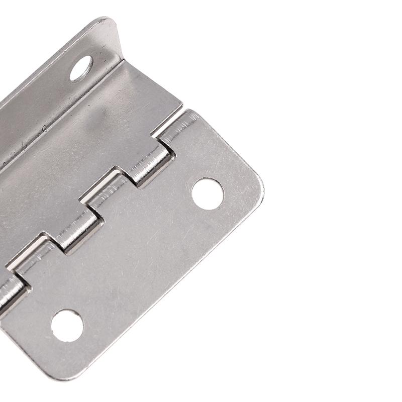 2 шт. Петля для шкафа 41 мм Дверь Багаж Мебель Ювелирные изделия Деревянные ящики 4 отверстия Трехскладные петли Декор мебели