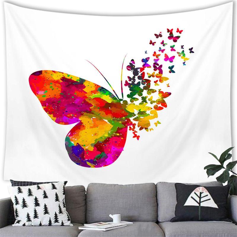 Красивый гобелен с бабочкой, бабочка, такси, настенный домашний декор, фон, гобелен с бабочкой, настенный