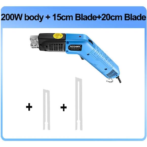 Air Cool Hot Knife Foam Cutter Tool Machine Slotting Groove Styrofoam Polystyrene Fabric Rope Cutter Electric Heating Hot Knife