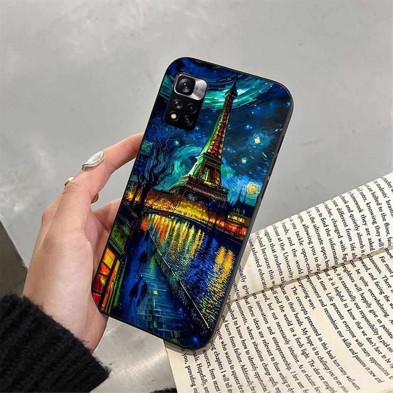 Eiffel Tower Funda Phone Case For Xiaomi Redmi note 14 Pro 14 13 12 11 10 Pro 14S 12S 11S Redmi 14C 13C 10