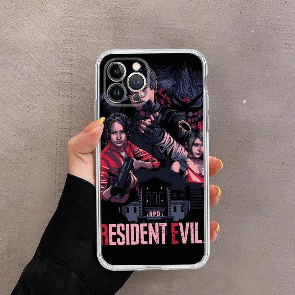 Чехол для телефона Видеоигра Resident Evil Для iPhone 15 14 11 12 13 Mini Pro XS Max Чехол 6 7 8 Plus X XR SE 2020 Funda Shell