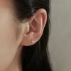 Пирсинг из серебра 925 пробы Звезда с кубическим цирконием