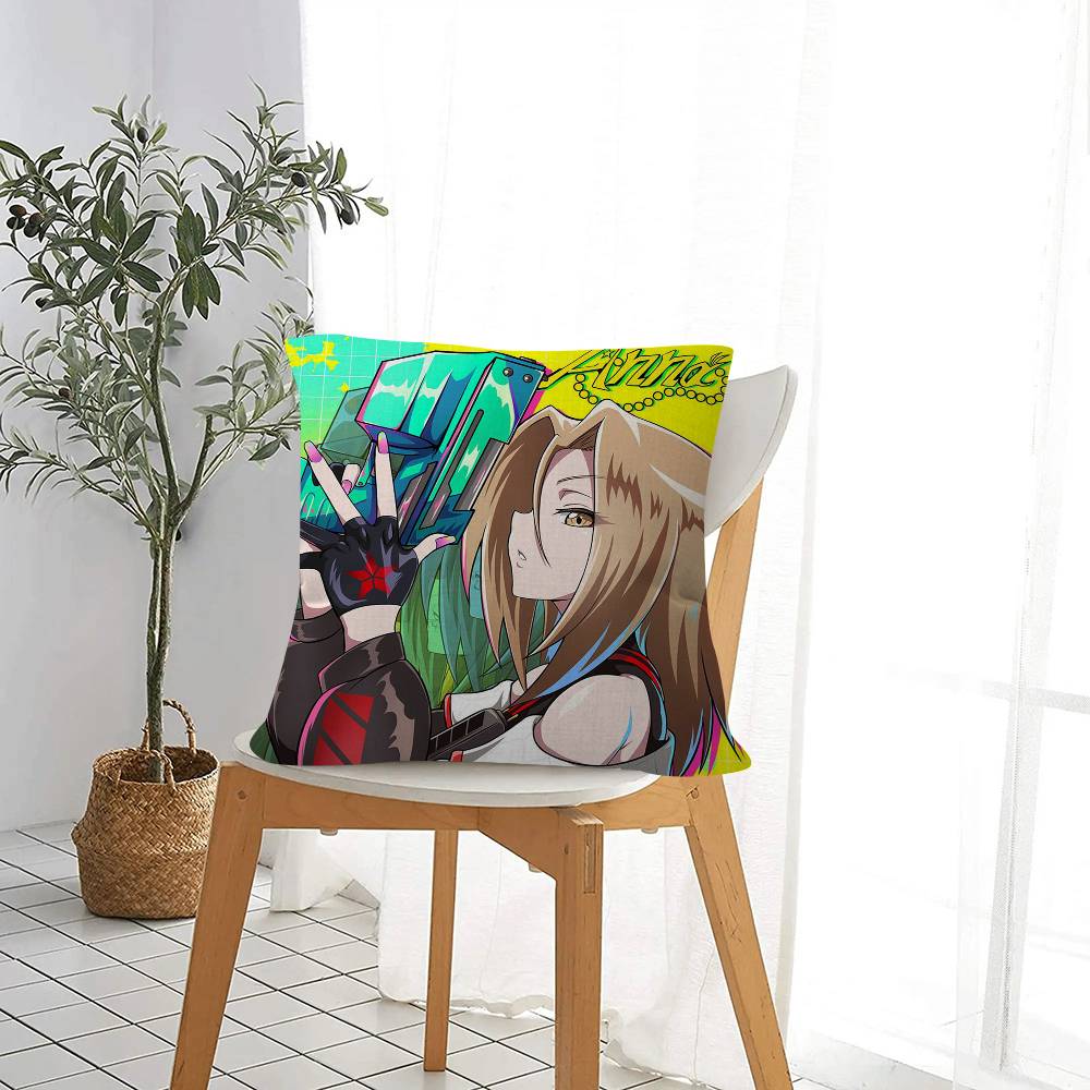 Anime Shaman King Cushion Cover Inches Farmhouse Decor Home Throw Pillow Covers For Couch Decorations