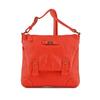 Crossbody Bag - LE TEMPS DES CERISES - Loop 7 - Coral Color - Dimensions 25x28x3 Cm - Woman