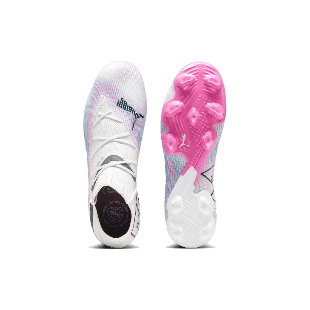 Puma Womens Future Ultimate 7 FG AG 'Phenomenal Pack' (women's sizes) White / Black / Poison Pink Soccer Shoes 107701 01