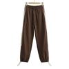2025 Early Autumn Women'S Contrasting Color Patchwork Loose Sports Pants, Loose Side Splicing Elastic Waist Casual Pants