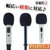 HIRAISM Microphone Sponge Windshield 5pcs Black