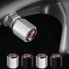 YDEM7 Alloy Anti-Theft Tire Valve Caps Car Wheel Stem Rim Caps Covers For Toyota GR Sport Yaris Corolla Hilux Supra C-HR Accessories