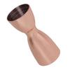 Cocktail Double Jigger Stainless Steel Wine Measuring Cup Bar Bartending Measuring Jigger U Shaped Copper Plated