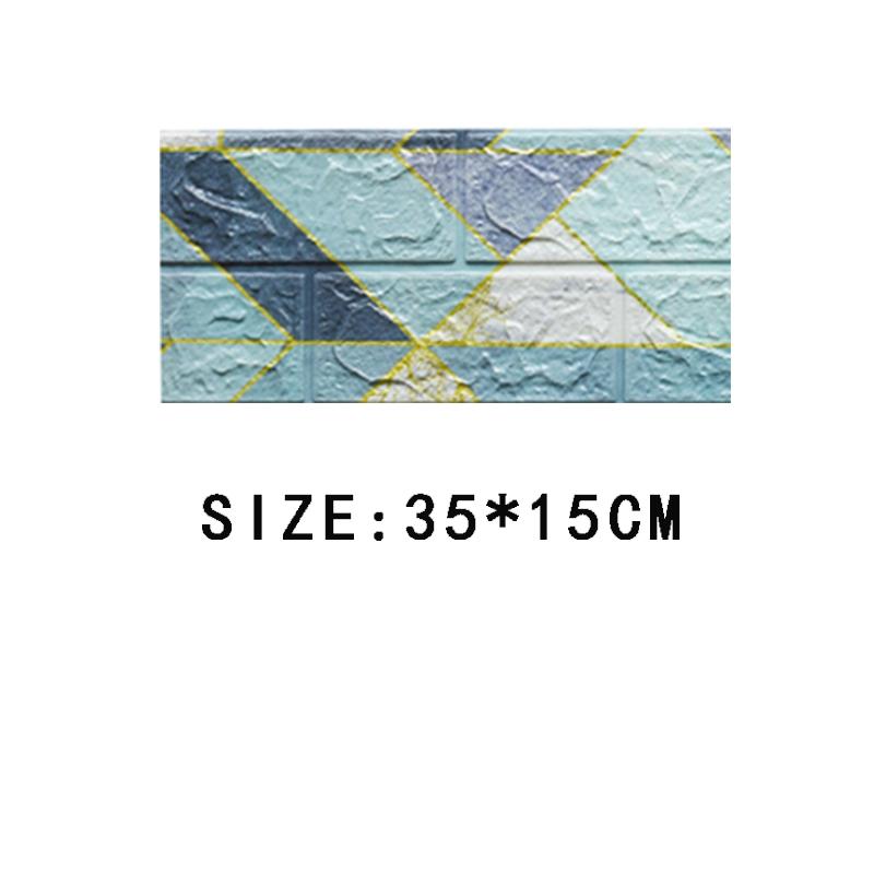 5/10 шт. 35*15 см обои самоклеящиеся декоративные кухонные водонепроницаемые наклейки мягкая упаковка обои пенопластовый кирпичный узор стереоскопические 3d наклейки на стену