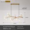 Firefly Chandelier: Modern Minimalist Branch Light for Living Room, Bedroom, or Dining Room - Nordic Creative Design