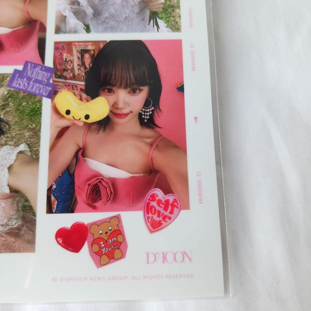 [Б/У] LE SSERAFIM Le Seraphim Chaewon Goods Dicon набор из 5 предметов