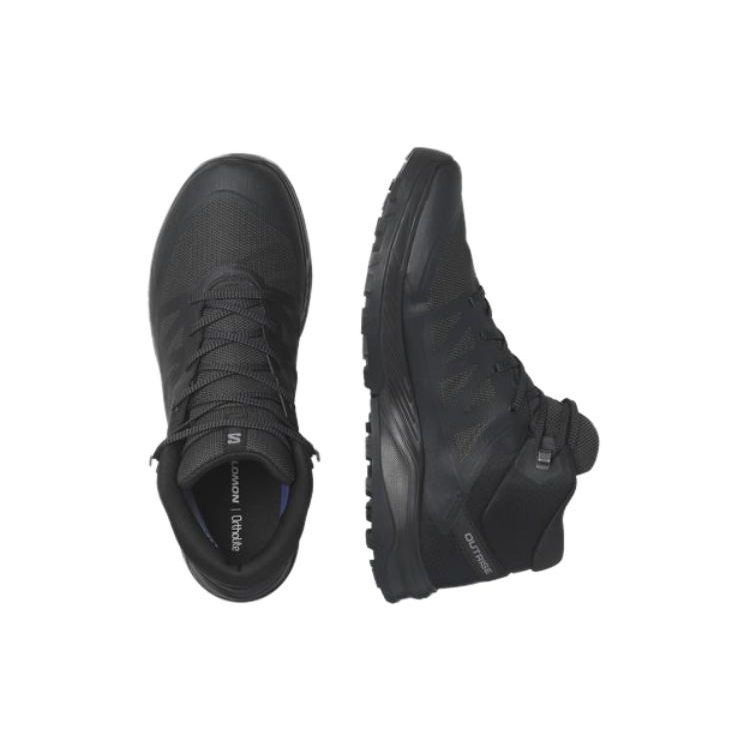 SALOMON Outrise Mid Gore-Tex Удобные Универсальные Функциональные Обувь для Активного Отдыха Мужская Обувь Черный L47143500