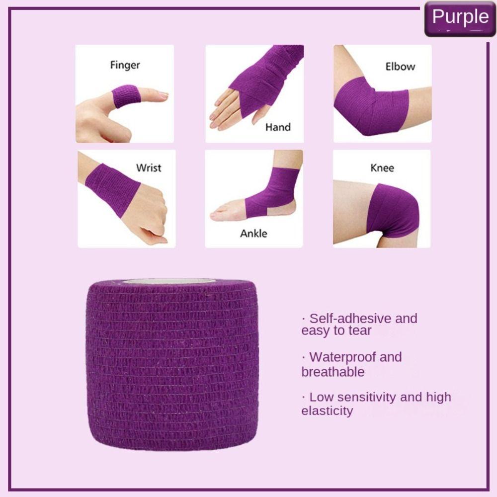 Эластопластовый эластичный бинт, эластичный красочный спортивный бинт, самоклеящаяся повязка на плечо