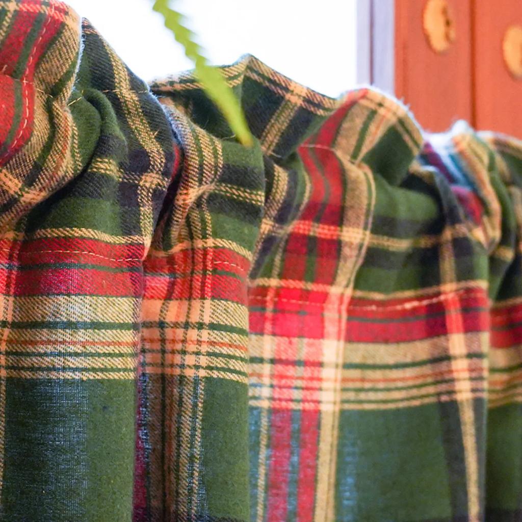 Клетчатые оконные балдахины в клетку Buffalo, красный и черный дизайн фермерского дома, декор для окон, карниз для штор, карманные балдахины для кухни