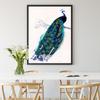 Винтажная картина на холсте с павлином, современное животное, скандинавский плакат с принтом, иллюстрация птицы, настенные художественные фотографии, домашний декор для гостиной