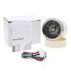 MAIMEIMI Retro 40~120℃ 52MM Water Temperature Gauge with Sensor 10mm RED Yellow Light Temp Meter Indicator for Marine Boat Car