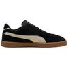 Puma Club II Era Замшевые Универсальные Удобные Низкие Кроссовки Унисекс Черный Коричневый 400717-01