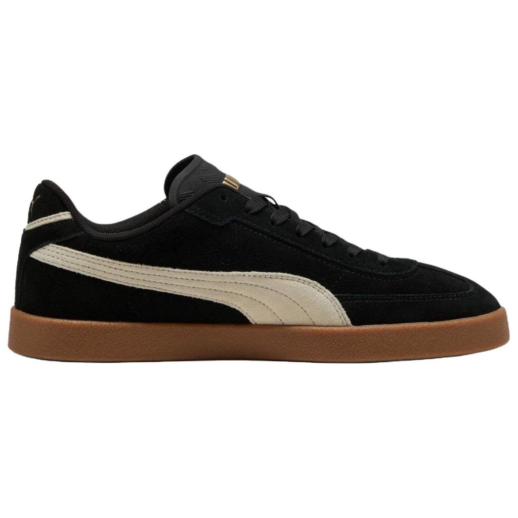 Puma Club II Era Замшевые Универсальные Удобные Низкие Кроссовки Унисекс Черный Коричневый 400717-01