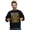 Disney Mens Minnie Mouse Baroque Pattern Sweatshirt