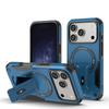 Военный Противоударный Чехол-Держатель Магнитный Чехол для Телефона для IPhone 17 16 15 14 Plus 13 12 Pro Max 11 16E Держатель Жесткая Защитная Задняя Крышка