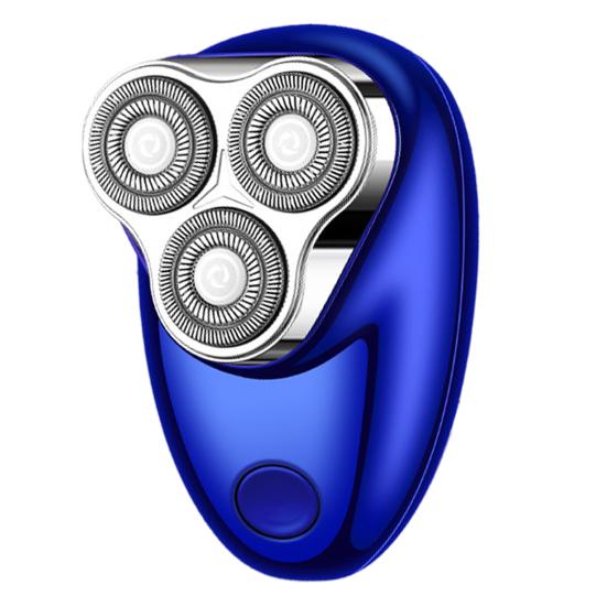 Мужская электробритва с цифровым дисплеем, USB перезаряжаемая мини-дисковая бритва для путешествий, портативный беспроводной триммер для волос, инструмент для удаления бороды, подарок парню