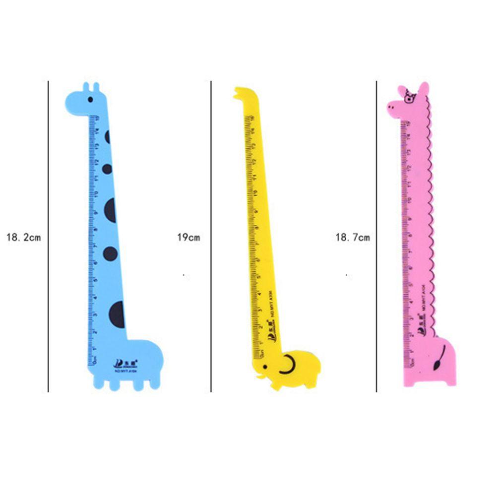 Детские канцелярские товары Милые школьные принадлежности Серия «Жираф» Чертежные принадлежности Линейка