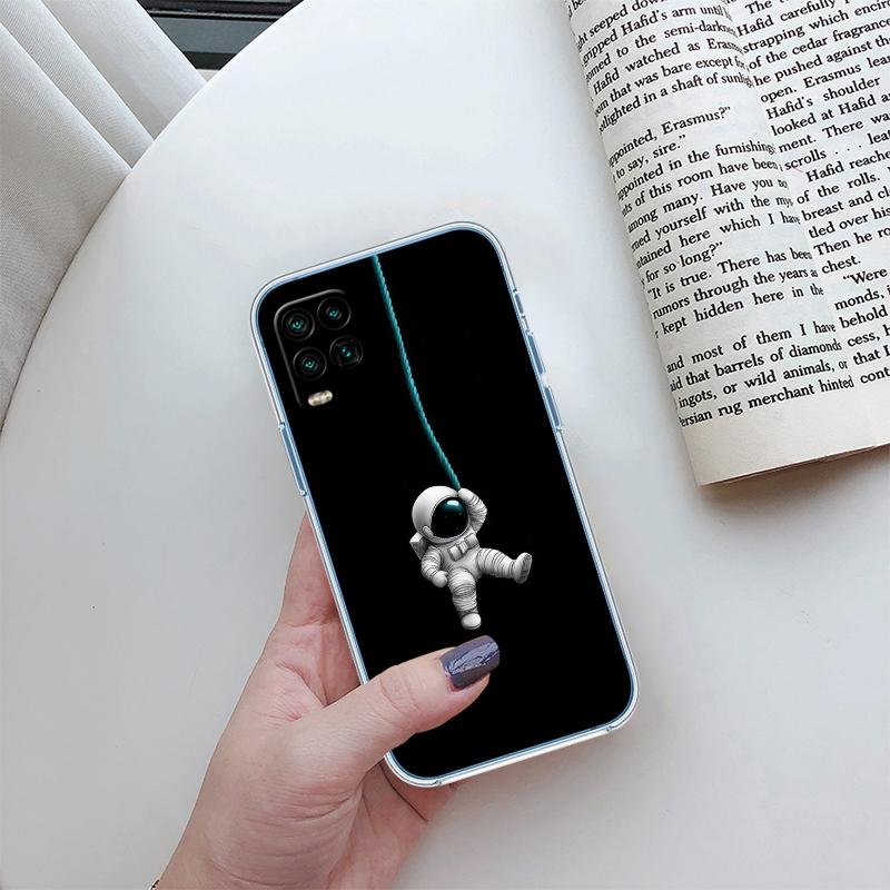 Astronaut Space Moon Transparent Phone Case for Motorola Moto Edge 20 30 40 50 S30 Fusion Ultra Pro Neo Lite + G200 G23