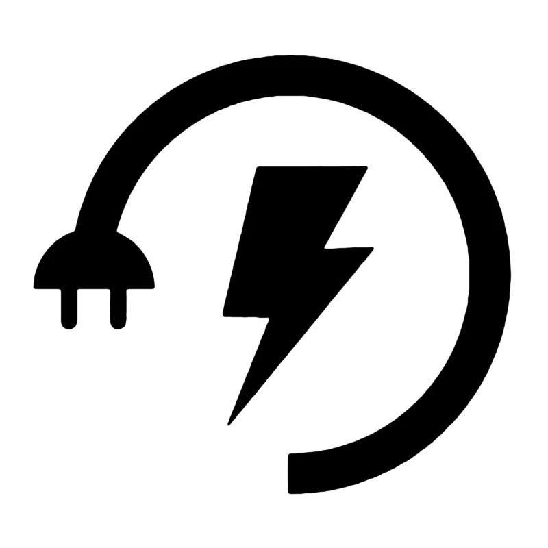 Электрическая вилка Форма автомобиля наклейка бампер лобовое стекло авто наклейка мотоцикл ноутбук водонепроницаемый грузовик автомобиль транспортные средства