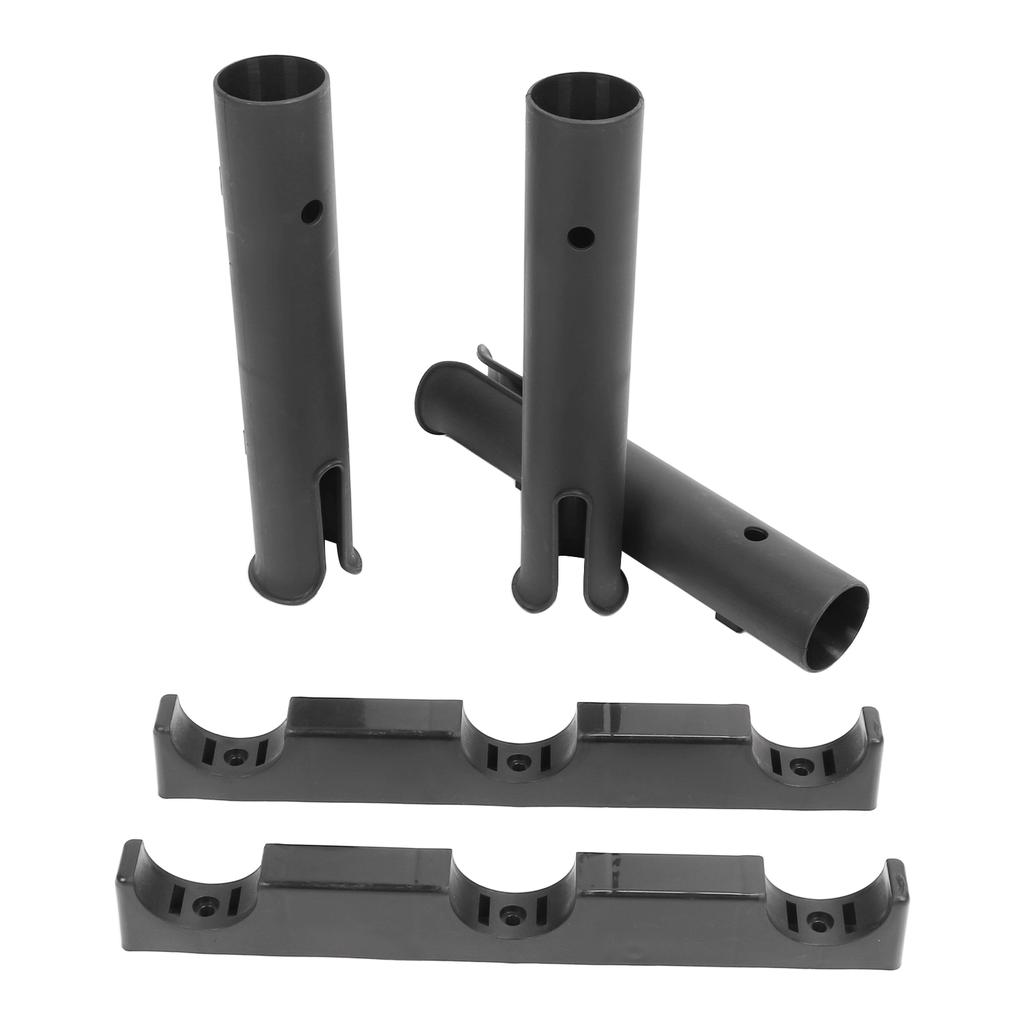 Пластиковый держатель для удочки из 3 трубок, портативный держатель для удочки с аксессуарами для рыбалки