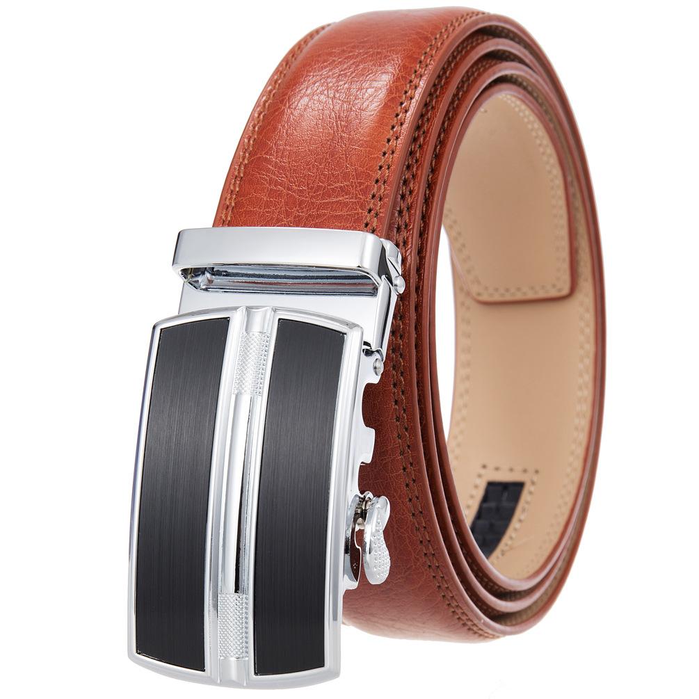 5шт. Ремень с автоматической пряжкой, воловья кожа, ремень, мужской Ly36-0257-1