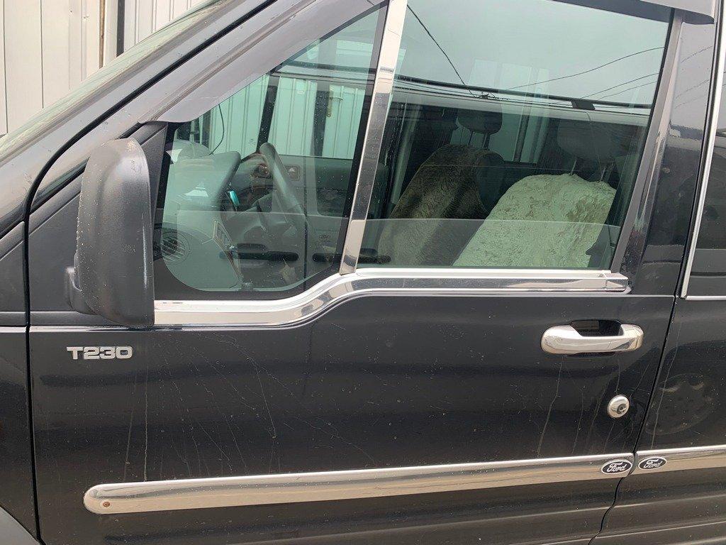 Наружняя окантовка стекол (2 шт, нерж.) OmsaLine - Итальянская нержавейка для Ford Connect 2002-2006 гг