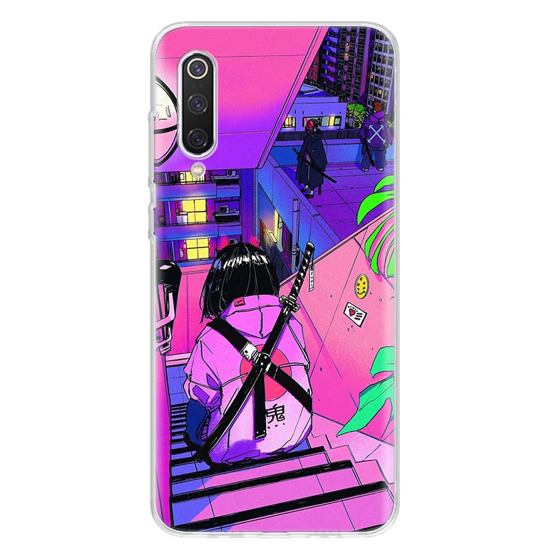 Anime Vaporwave Glitch Hot For Xiaomi Redmi Note 14 13 12 11 10 Pro Phone Case 12S 11S 11T 11E Plus 14Pro 13Pro 12Pro 11Pro Cove