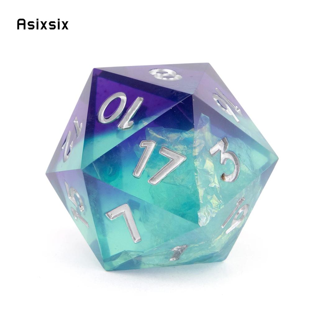 20-гранные многогранные кубики из смолы D20, многосторонние кубики из смолы для ролевых игр, ролевых игр, баров, пабов, клубов, вечеринок, настольная игра