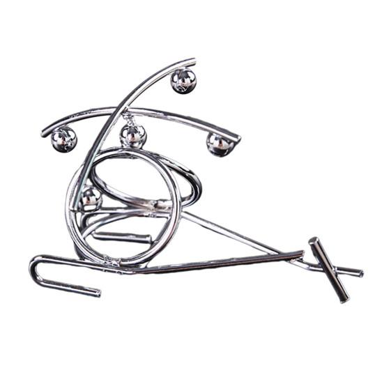 Мини Балансирующий Железный Человек Игрушка Вертолет Тяжелоатлет Перекладина Гитарист Физика Балансирующая Игрушка Неваляшка Кинетическое Искусство Снимающая Стресс Настольная Игрушка Дом