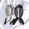 Classic Fashion Versatile Small Scarf Simulation Silk Thin Style Spring/Summer Decoration Small Square Scarf Women'S Beach