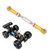 RC Servo Link Pull Rod Metal Steering Tie Rod for JLB 1Celsius10 RC Truck Cars