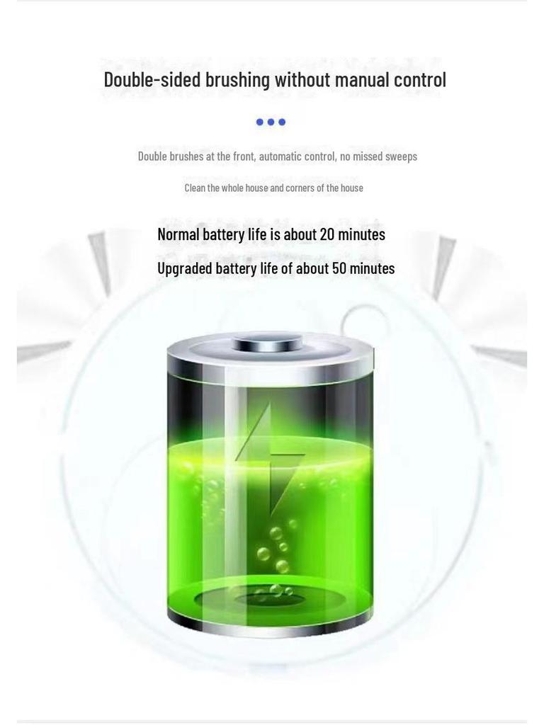 Умный автоматический пылесос с функцией зарядки и мытья полов