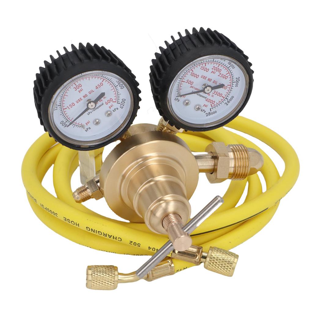 Регулятор азота CGA580 Вход 0600 PSI Выход 1/4 дюйма Наружная резьба Латунь Азотный газ