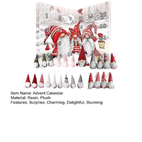 Адвент-календарь 2025 24 дня Рождественский календарь обратного отсчета с коллекционным предметом