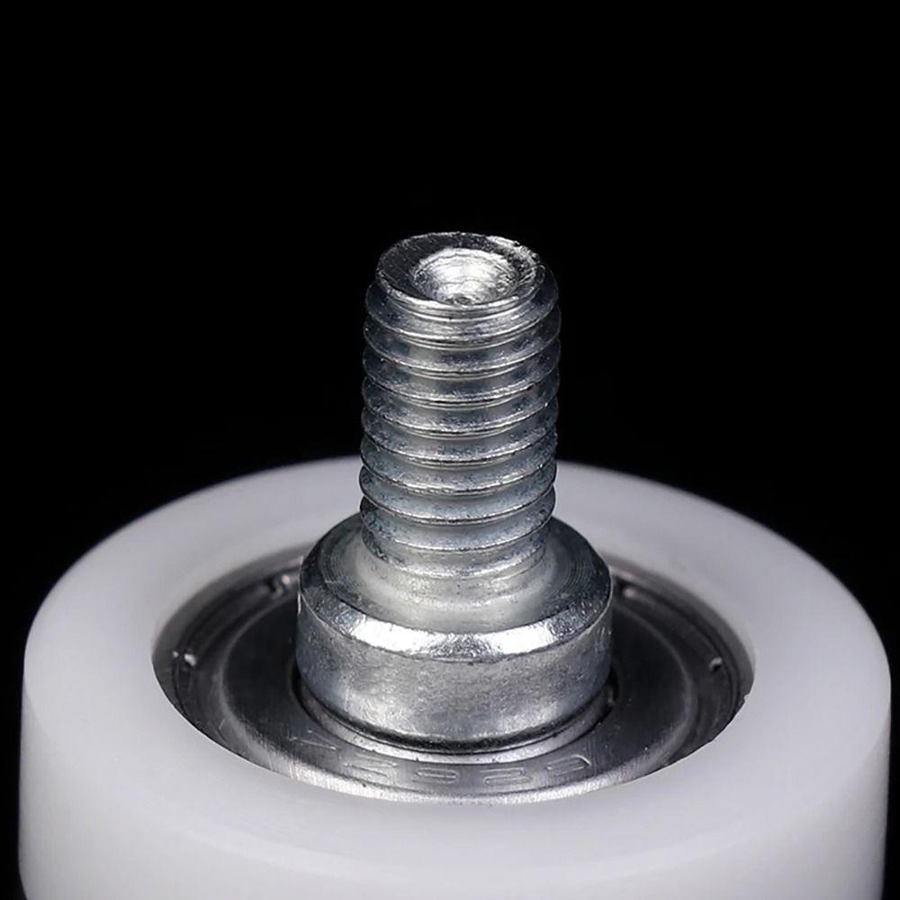 1 шт. с винтом Ролик подшипника ящика Плоский ролик для раздвижной двери Шкаф Передвижное колесо Мебель