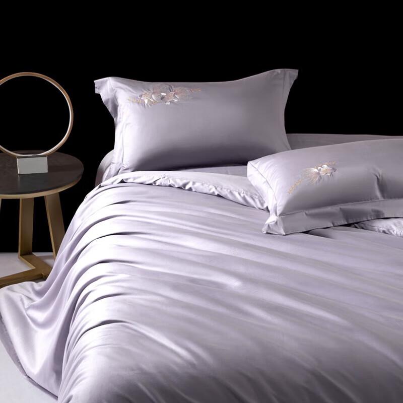 Mercury Home Textiles Yu·Shuizhuyu 60-Count Long-Staple Cotton 4-Piece Bedding Set