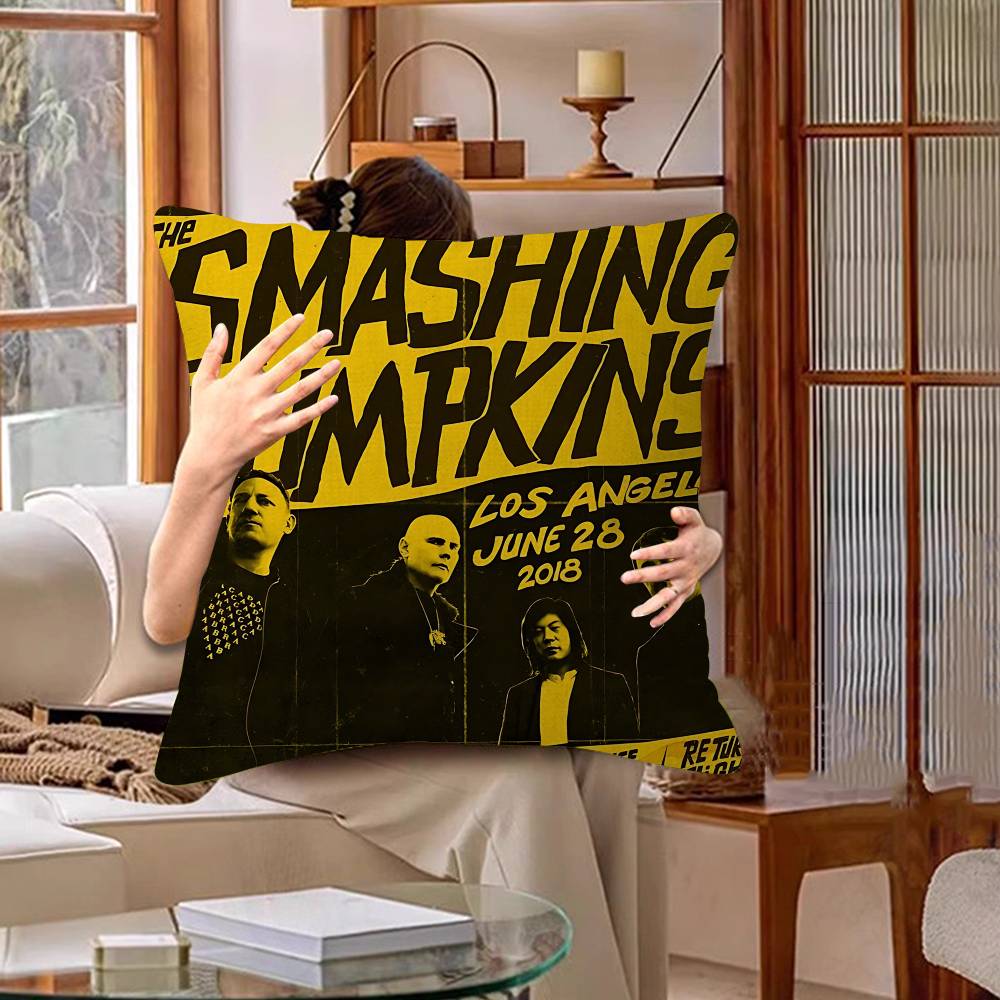 Classic Band The S-smashing P-pumpkins Band 45*45cm Cushion Cover Pillow Cover Decor Pillowcase Home Pillowcase