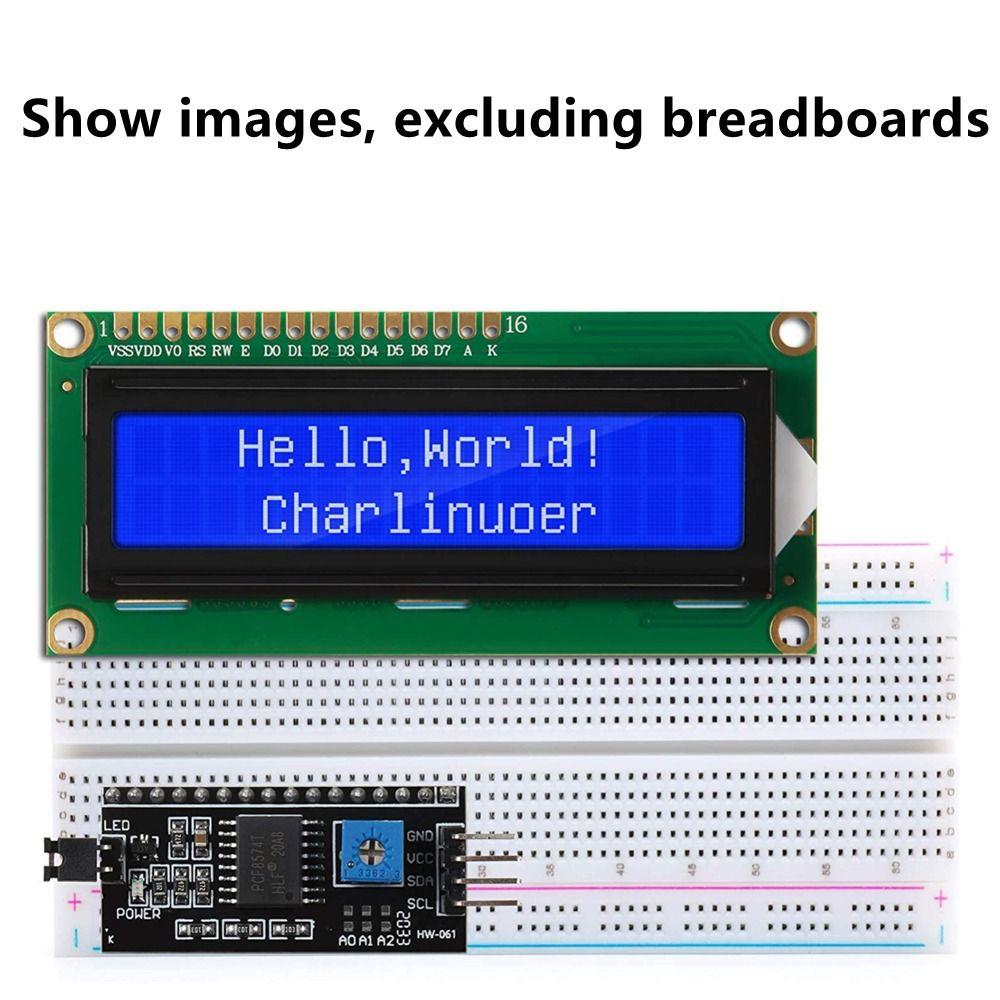 5V Operation IIC LCD Display Yellow Green Screen PCF8574 Interface I2C Adapter Electronic Projects