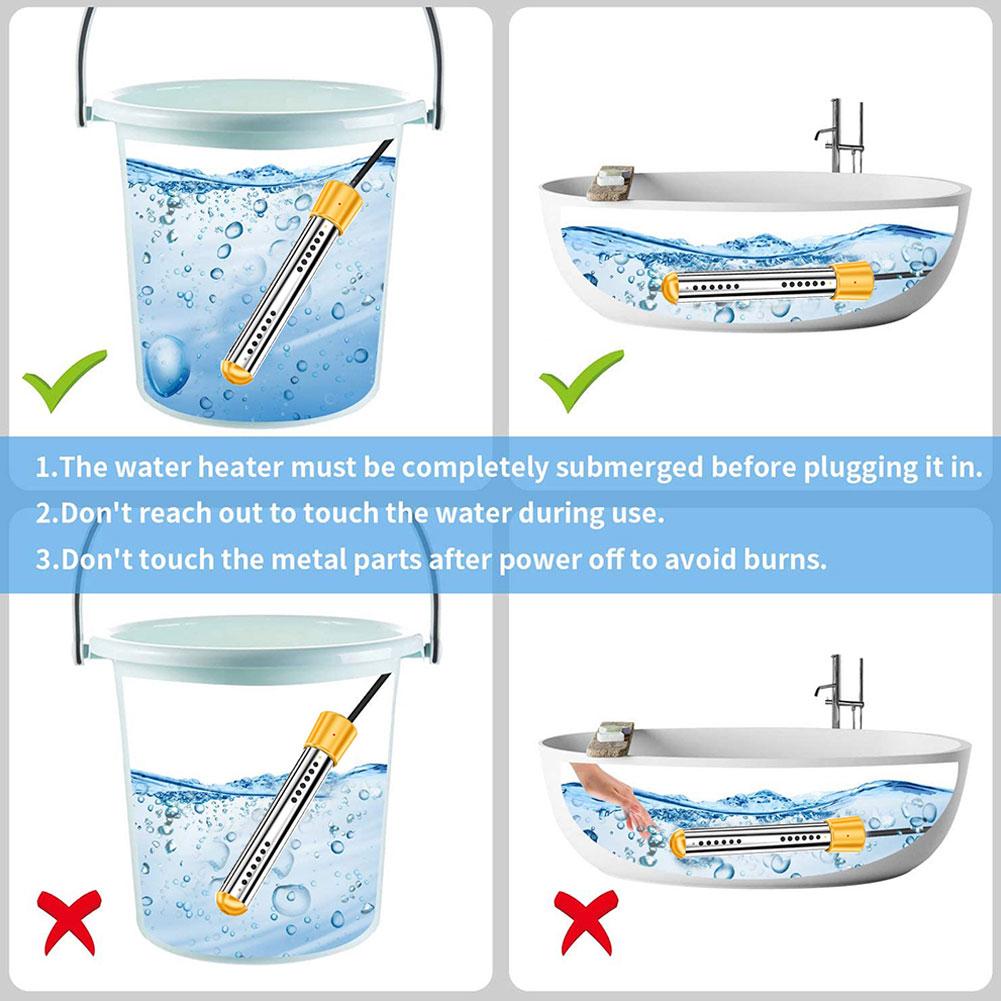 Портативный мощный нагревательный стержень для домашнего использования, автоматический с термостатом для быстрого нагрева T7Q7