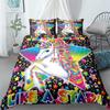 Popular Unicorn Duvet Cover Set Single Twin Double Queen King Super King Size Bed Linen Set