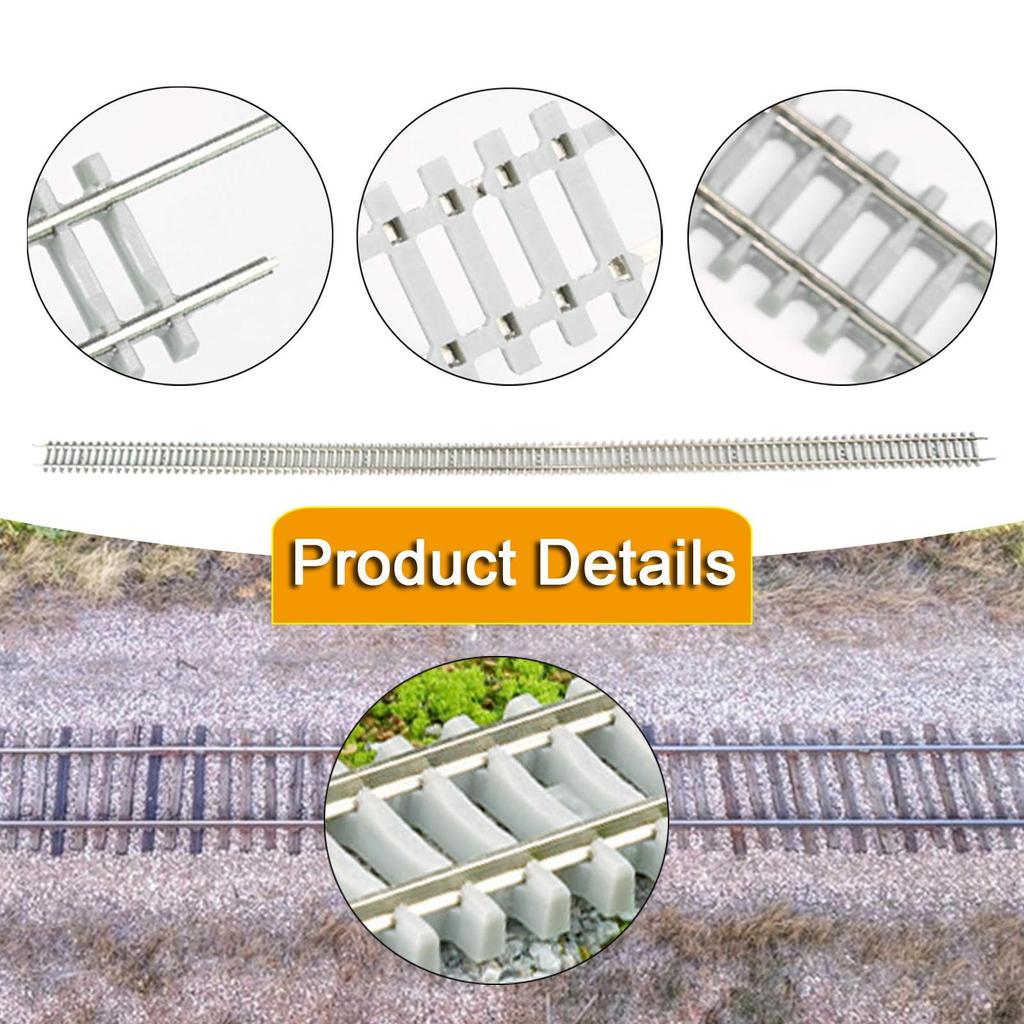 Model Train Parts for Micro Landscaping, Scale Railway Track, DIY Preschool