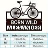 Metal Bike Wall Art Decor Cycling Gift for Man Cave Garage