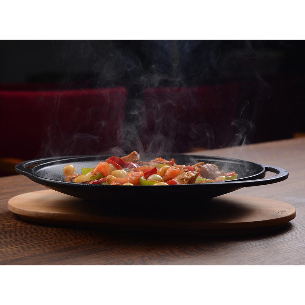 Lava Чугунный круглый турецкий вок. Двойная ручка, диаметр. Ø 28см.